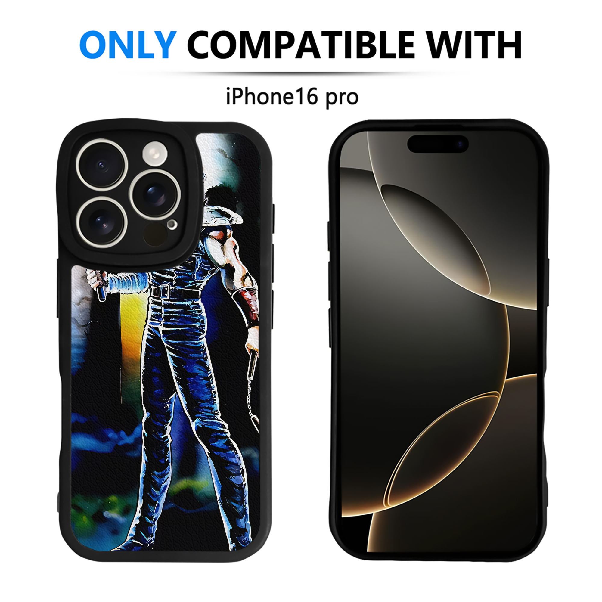 （画像用） 北斗の拳 Fist of the North Star 【iPhone 16シリーズ対応】シリコンスマホケース（レザー調） 材質：シリコン